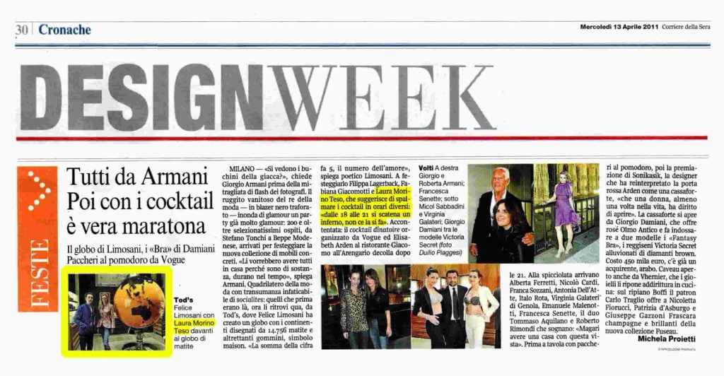 Corriere della Sera  13-04-2011