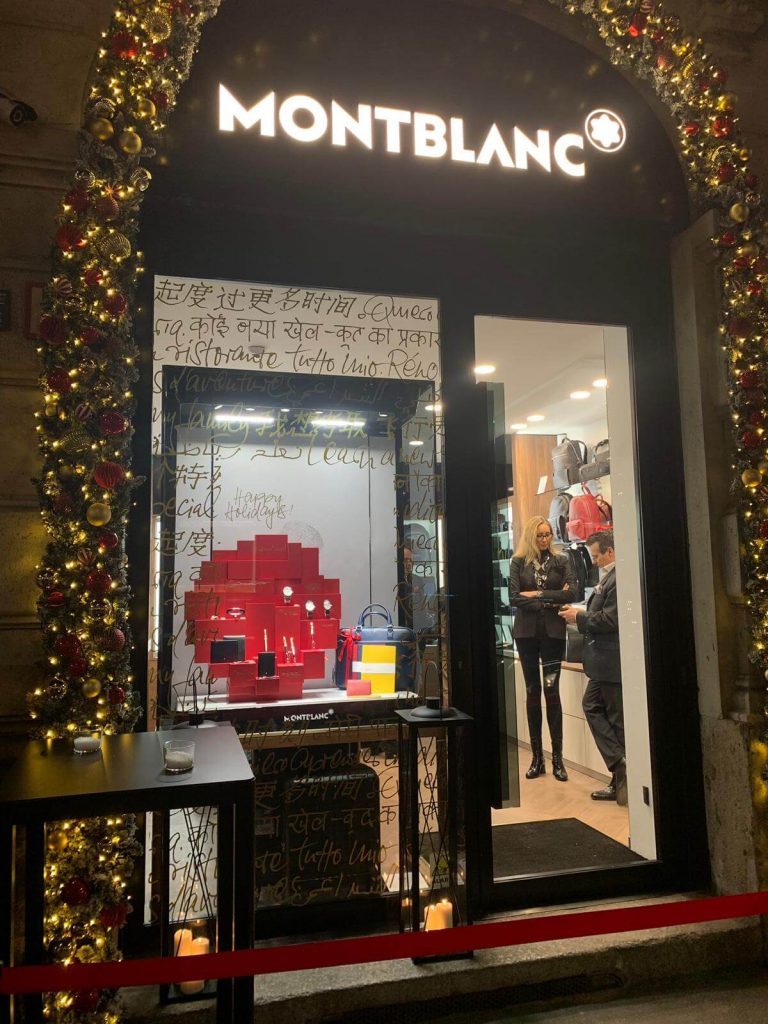 MONTBLANC EXCLUSIVE CHRISTMAS COCKTAIL