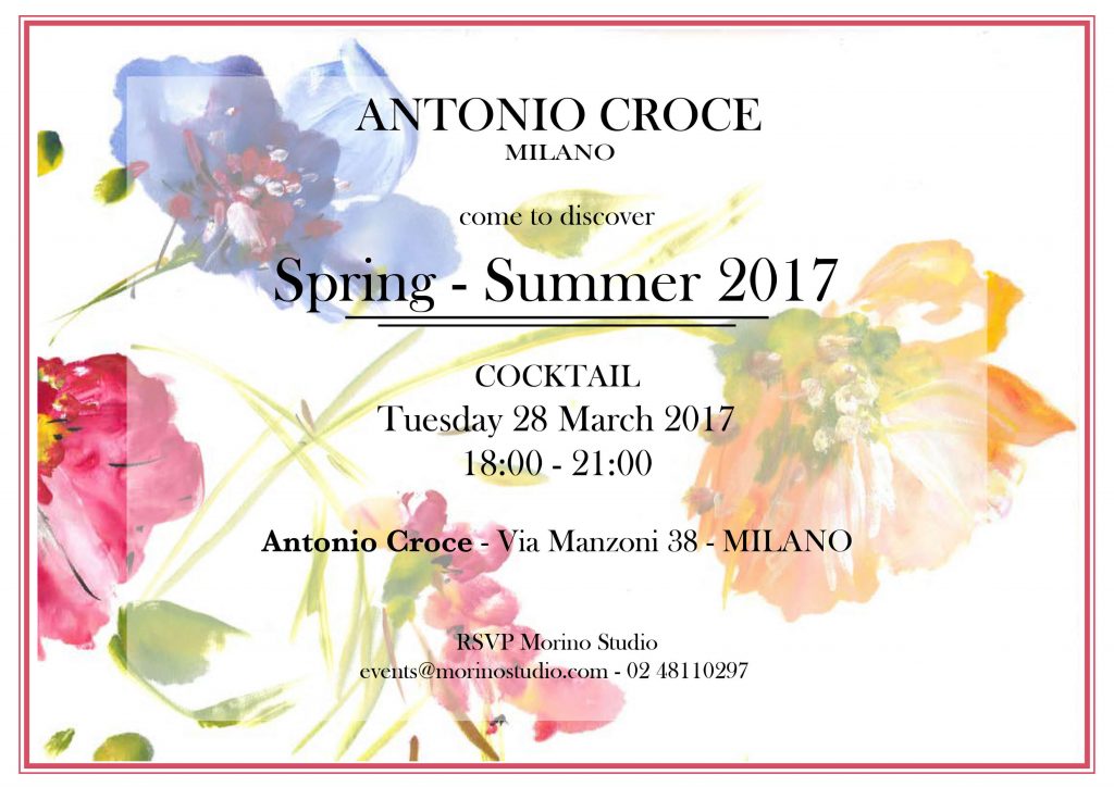 Antonio Croce Cocktail - Invitation