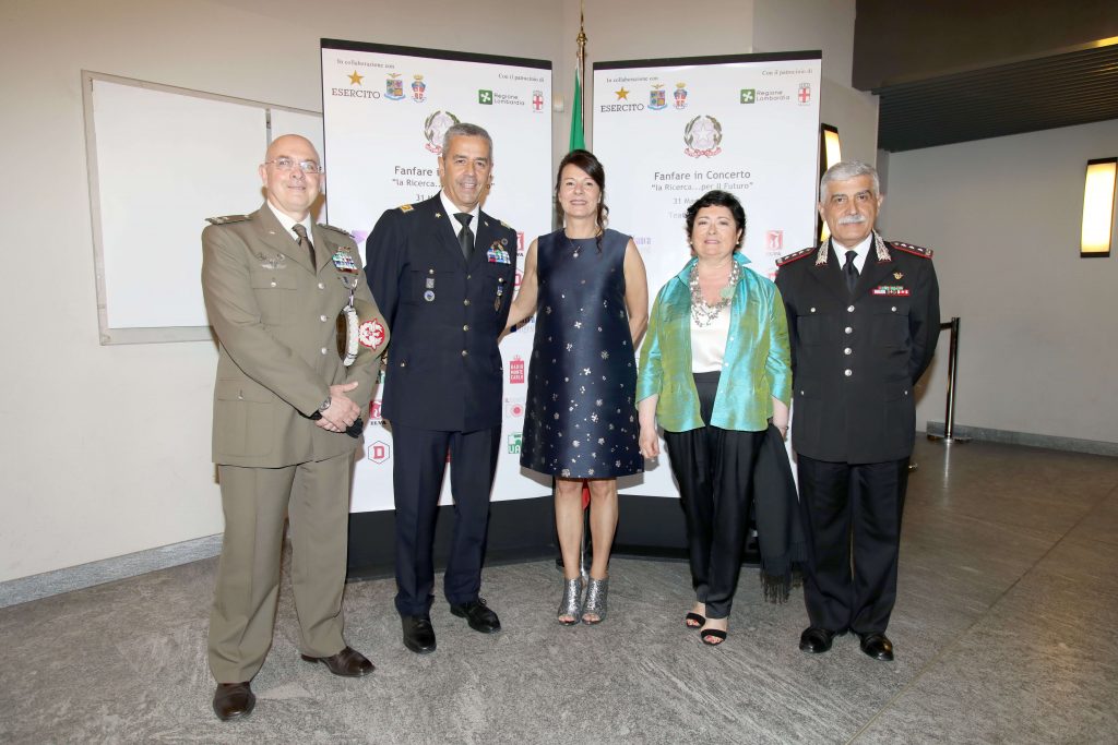 Gen. Michele Cittadella, Gen. Silvano Frigerio e Signora Valentina, Gen. Riccardo Amato e Signora