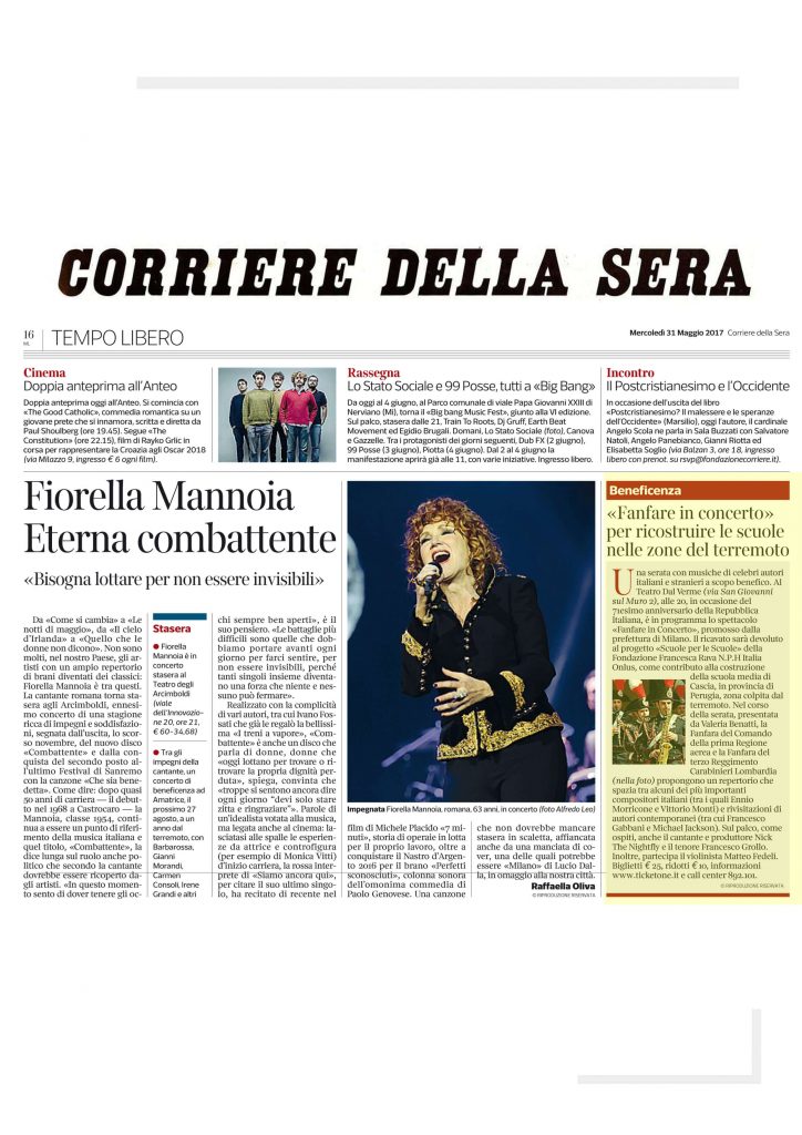 19. Corriere della Sera (2) - 31 Maggio 2017