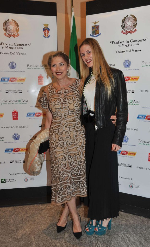 Fabiana Giacomotti e la figlia Federica