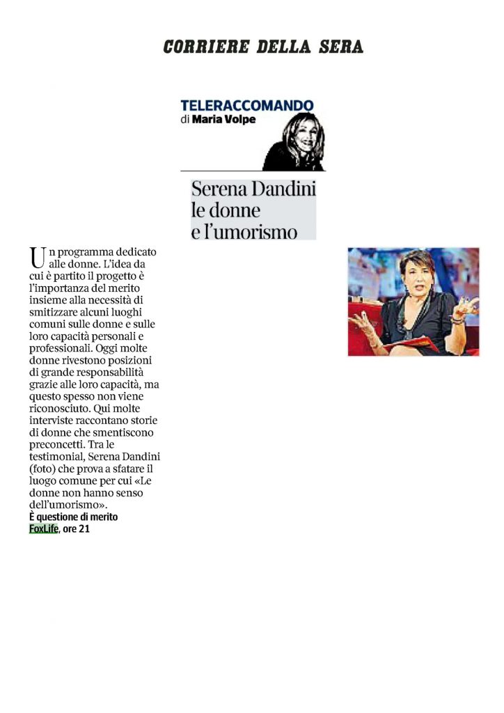 Corriere della Sera - 1 Marzo 2016