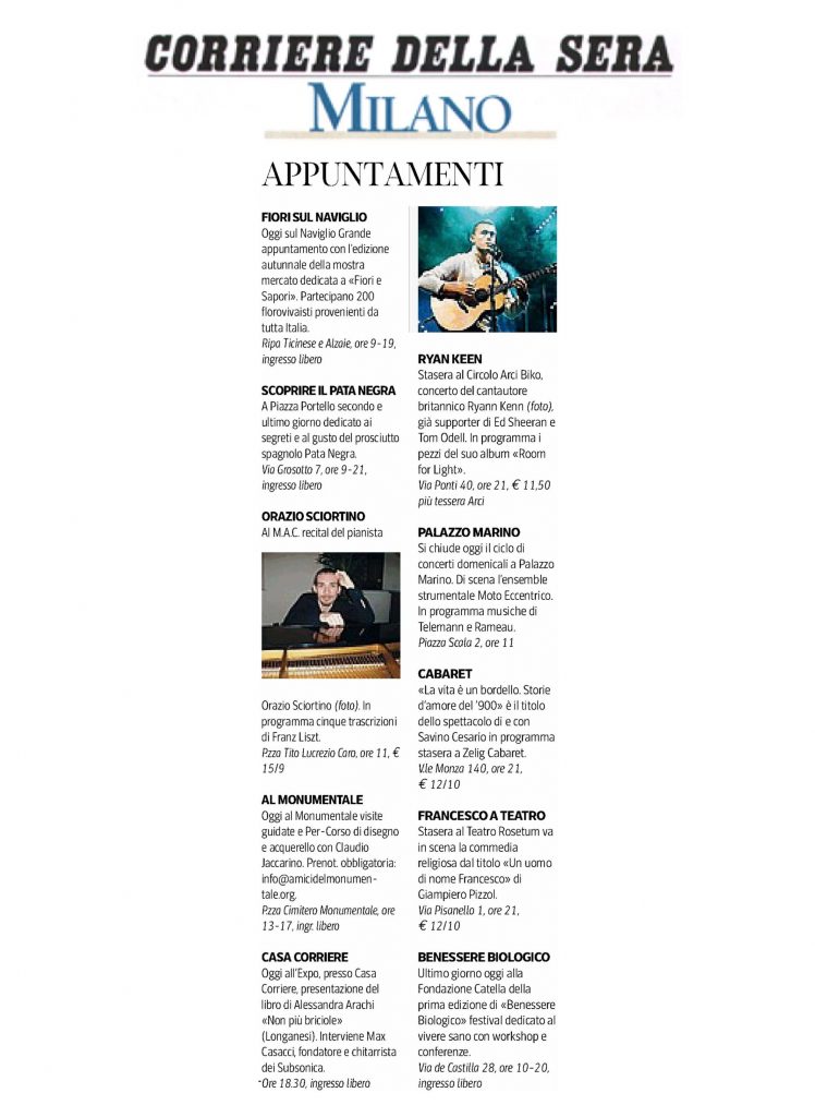 Corriere della Sera - 4 Ottobre 2015