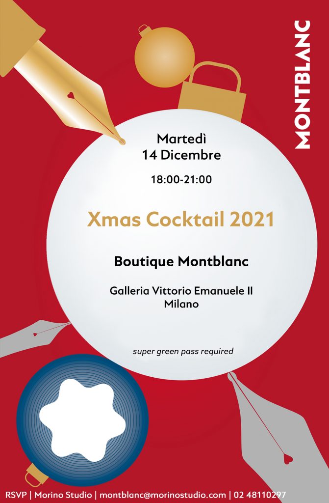 Montblanc Xmas Cocktail 2021 - Invitation